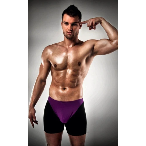 Мужские эротические трусы Passion 009 THONG violet L/XL