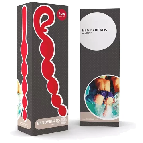 Анальные шарики Fun Factory BENDYBEADS red: Наличие вибрации Нет