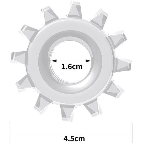 Эрекционное кольцо LoveToy Power Plus Cock Ring Series 3 Clear: Производитель LOVETOY