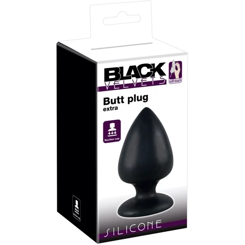 Анальная пробка Orion - Black Velvets Butt Plug Extra: Наличие вибрации Нет