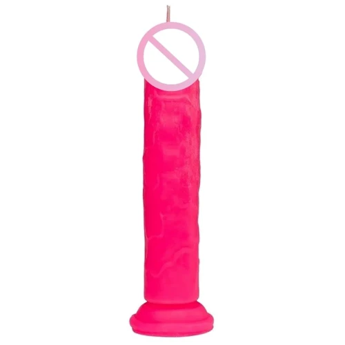 Свічка LOVE FLAME - Dildo Roma PINK Fluor, CPS03-PINK