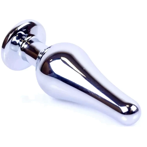 Анальная пробка с кристаллом BOSS of TOYS Boss Series - Jewellery Silver BUTT PLUG Green, BS6400078: Для кого Унисекс