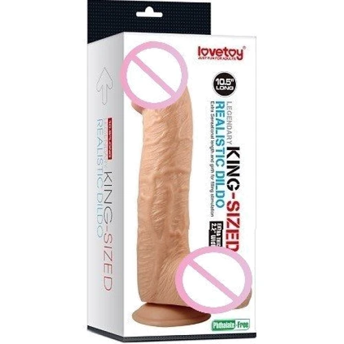 Фаллоимитатор LoveToy King-Sized Realistic Dildo 10.5": Назначение Вагинальные