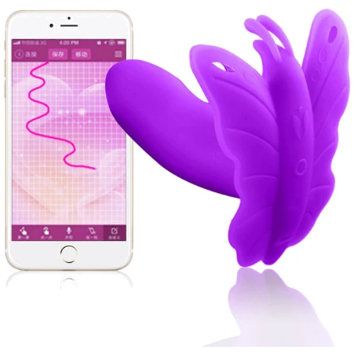 Стимулятор для клитора Realov Lydia I - Smart Butterfly Vibe - App Control, пурпурный