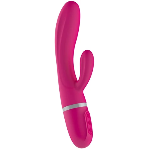 Вибратор-кролик Liebe Bend It Plus Cerise, гибкий, 2 мотора, 10 режимов