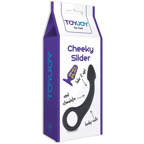 Анальный стимулятор Cheeky Slider, 13.5x2 см, черный: Для кого Унисекс