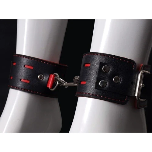 Кайдани PVC Handcuffs Standart Leg Cuffs, SKN-AS17 фото 4