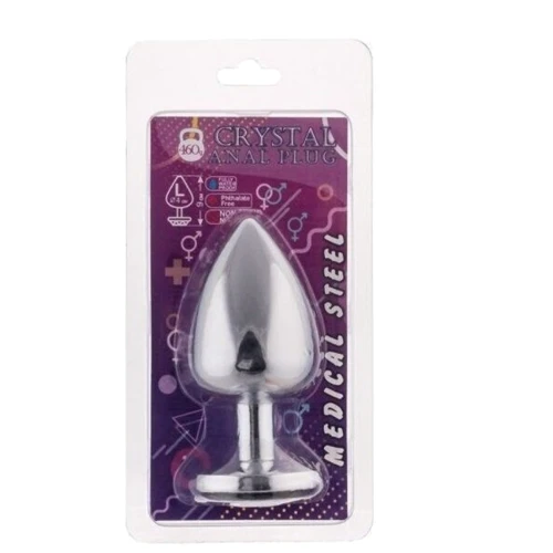 Анальная пробка утяжеленная 460 грамм, Silver Emerald, L: Для кого Унисекс