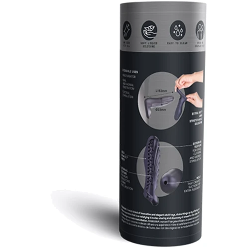 Насадка на член Manwan Ryzer Black Plum: Наявність вібрації Нет