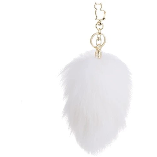 Анальная пробка Кроличий хвост LOCKINK SEVANDA White Bunny-Tail Anal Rose-shape Plug: Особенности С хвостиком