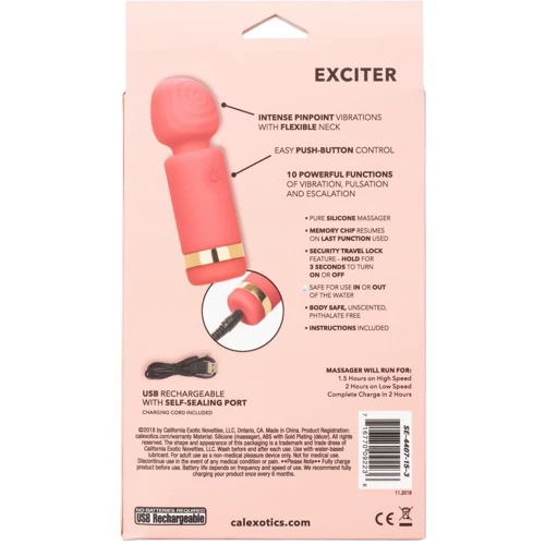 CalExotics Slay Exciter мини вибромассажер, 9.5x3.25 см фото 11