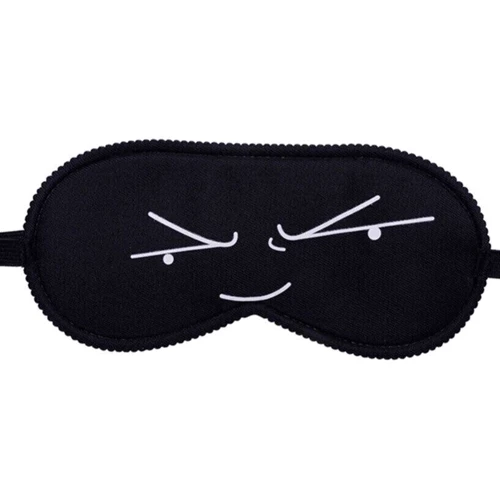 Закрытая маска на глаза Smile BLACK, SKN-C072: Цвет черный