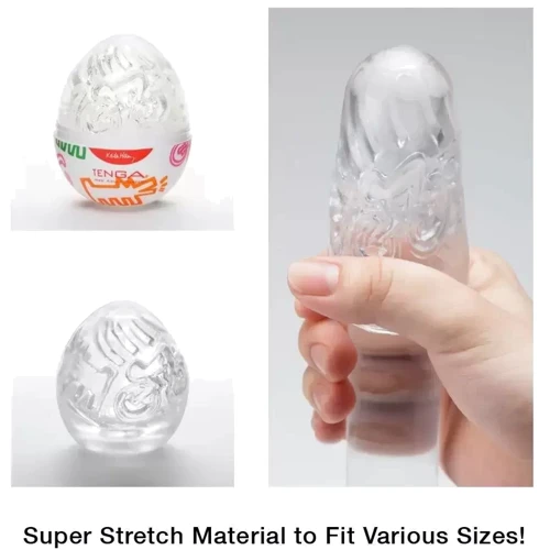 Мастурбатор яйце Tenga Keith Haring EGG Party: Тип Яйце