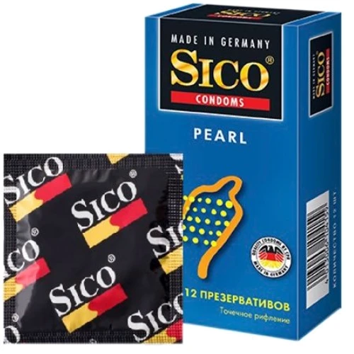 Презервативы латексные SICO Pearl точечные №12
