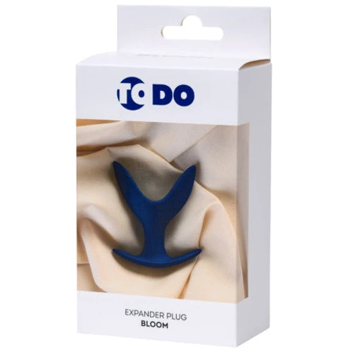 Анальная пробка Toyfa ToDo Expander Plug Bloom,  9 см, ø 6,5 см: Материал Силикон