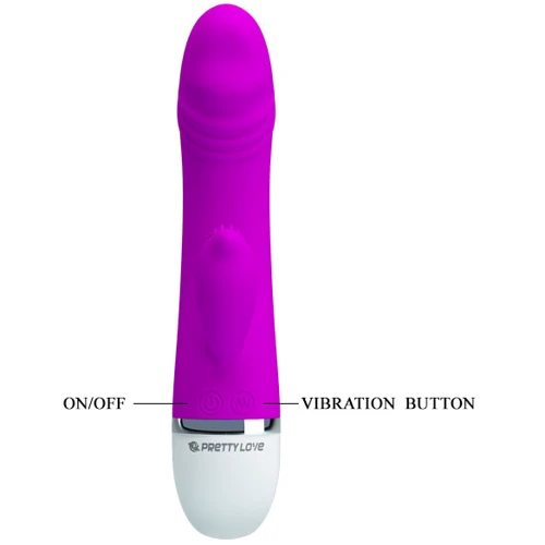 Вибратор Pretty Love David Vibrator: Длина, см 18.5