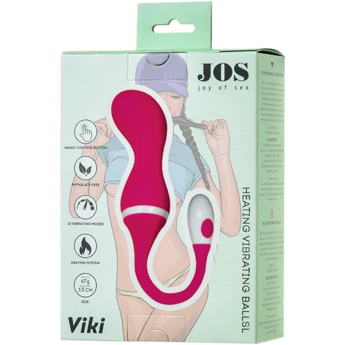 Вагінальні кульки Toyfa JOS Viki Pink: Матеріал Силикон