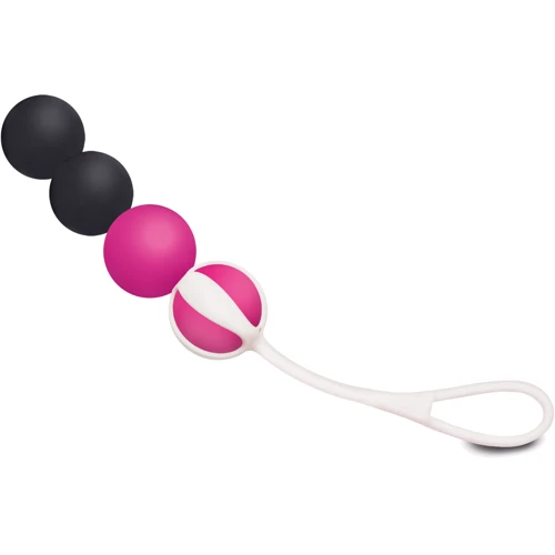 Потужний магнітний тренажер Кегеля Geisha balls Magnetic - Gvibe (Англія): Особливості Шарики Кегеля, Влагозащищенные, Без сцепки (без соединения)