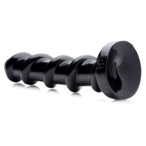 Фаллоимитатор с винтовой конструкцией Master Cock Mighty Screw 9.5 inch Dildo (чёрный): Тип Классические дилдо