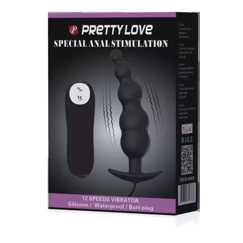 Анальный стимулятор с вибрацией PRETTY LOVE, BI-040039 фото 8