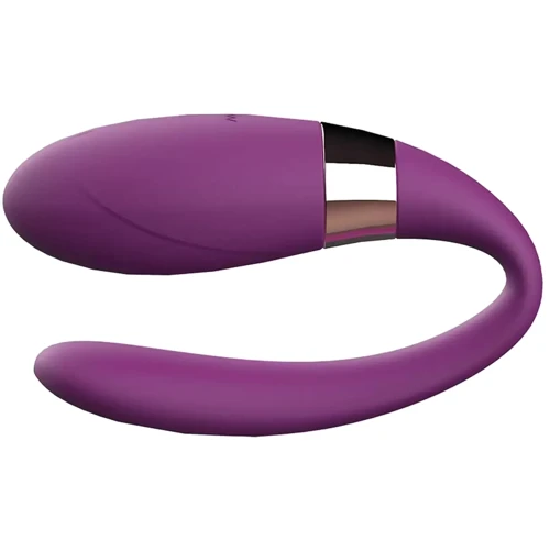 Вібромасажер для пар з пультом дистанційного керування - Boss Series V-Vibe Purple USB 7 Function, BS6200002: Тип управління На дистанционном управлении