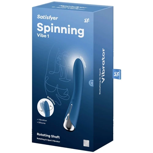 Вібратор Satisfyer Spinning Vibe 1 Blue: Діаметр, см 3.5