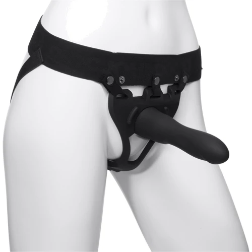 Страпон унисекс Doc Johnson Body Extensions - BE STRONG, полая насадка