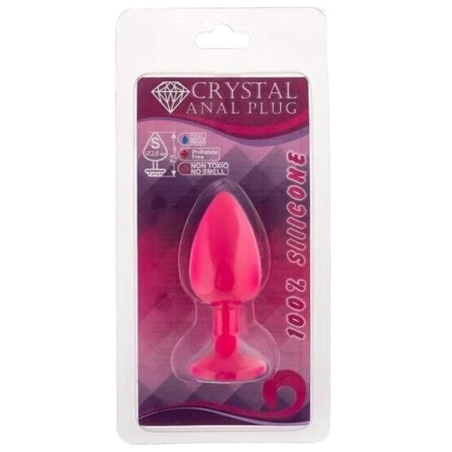 Силиконовая анальная пробка с кристаллом Pink Silicone Sapphire (размер M): Для кого Унисекс