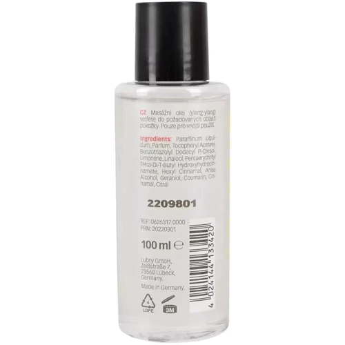 Масажна олія Just Play Ylang Ylang, 100 ml: Ефект Возбуждающий