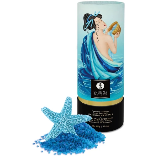 Соль для ванны Shunga Oriental Crystals Bath Salts – Ocean Breeze (500 г), соль Мертвого моря: Эффект Возбуждающий