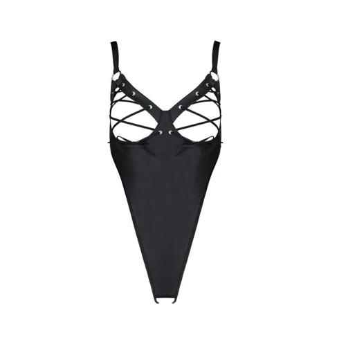 Боди из экокожи Celine Body black 4XL/5XL: Для кого Для женщин