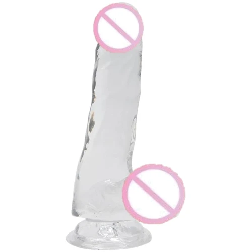 Прозрачный фаллоимитатор Alive Jelly Dildo Pepito