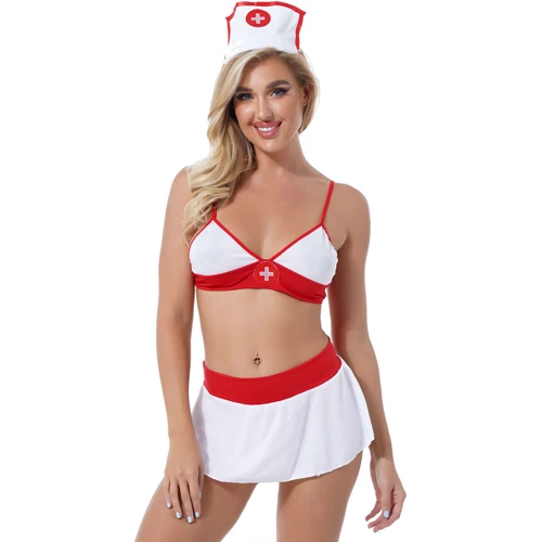 Игровой костюм Медсестра NDS 225 White/Red M/L (23609): Страна-производитель товара Китай