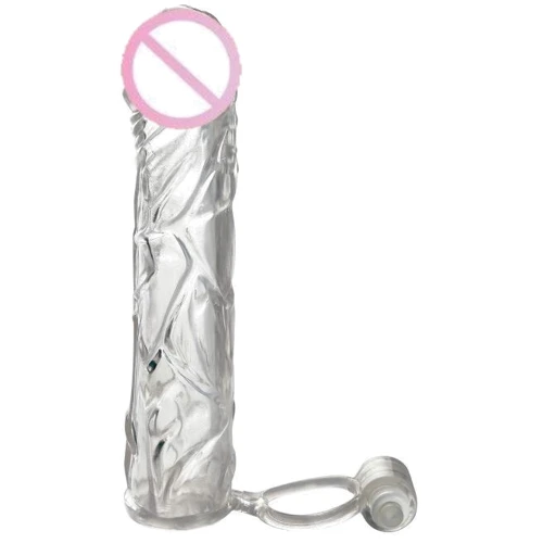Вибронасадка для увеличения члена Fx Vibrating Super Sleeve, +2,5 см