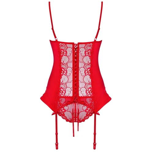 Комплект Obsessive Heartina corset, XXL фото 5