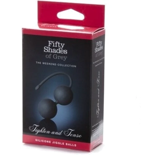 Вагинальные шарики Fifty Shades of Grey Сожми и напряги 70 г: Особенности Соединены между собой, Смещенный центр тяжести, Влагозащищенные