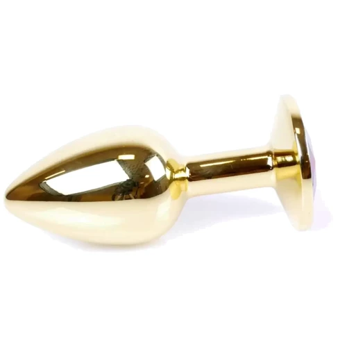 Анальная пробка BOSS of TOYS Boss Series - Jewellery Gold PLUG Rose S (BS6400018): Наличие вибрации Нет