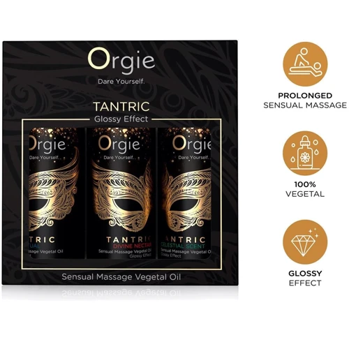 Набор масел для тантрического массажа Orgie – Tantric Mini Size Collection (3х30 мл), увлажнение фото 7