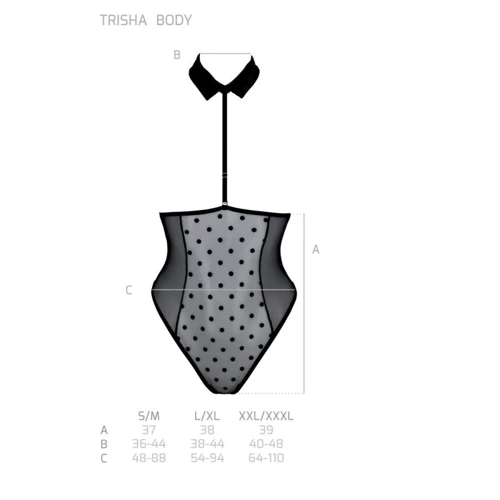 Боді Passion TRISHA BODY black L/XL: Для кого Для женщин