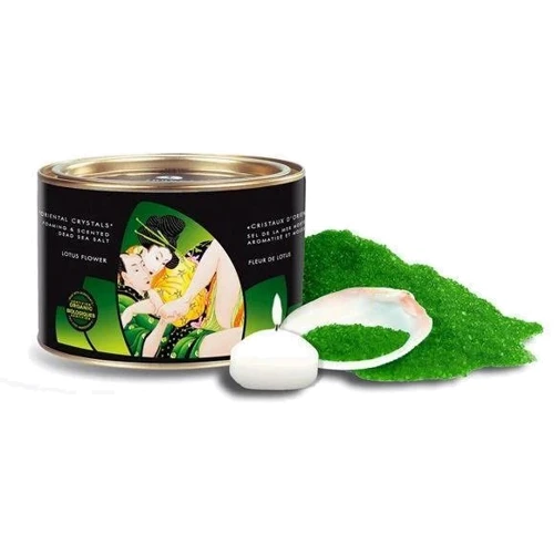 Соль для ванны Shunga Oriental Crystals Bath Salts ORGANIC - Lotus Flower (600 г) соль Мертвого моря