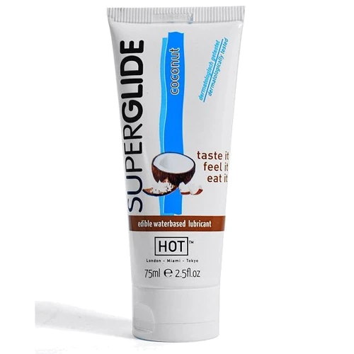 Оральный лубрикант со вкусом кокоса Superglide, 75 мл