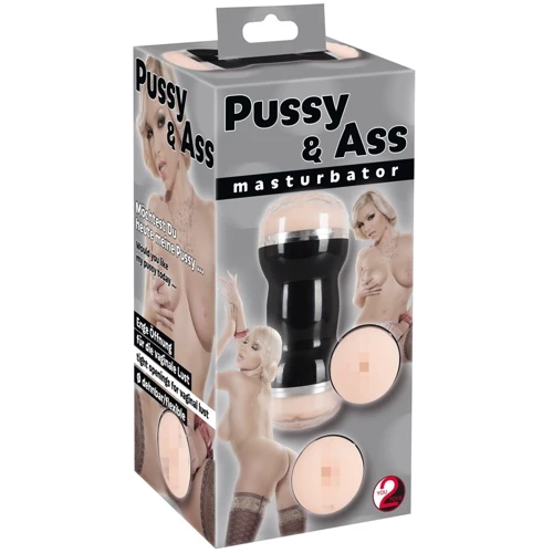 Мастурбатор Pussy And Ass Masturbator: Назначение Двухсторонний