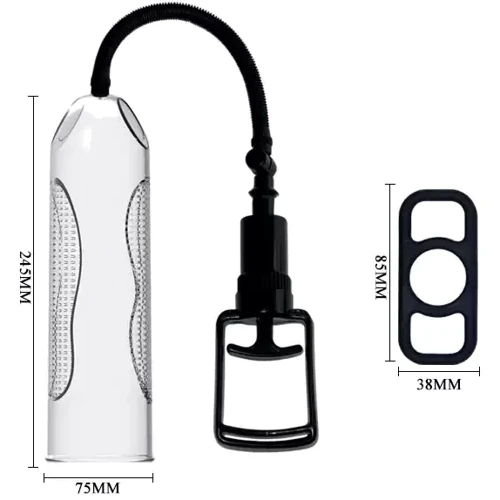 Вакуумна помпа з вібростимуляцією LYBAILE - Penis Enlargement System 9,8'' Vibration (BM-010066C): Для кого Для мужчин