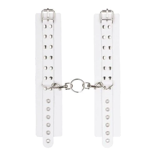 Наручники Leather Rastraints Hand Cuffs, White: Производитель sLash