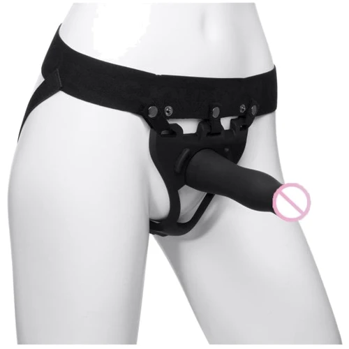 Страпон унисекс Doc Johnson Body Extensions - BE Daring, полая насадка