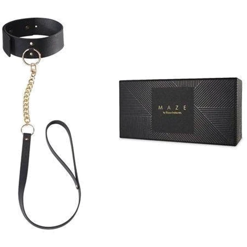Чокер Bijoux Indiscrets MAZE - Wide Chocker Black фото 7