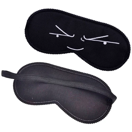 Закрытая маска на глаза Smile BLACK, SKN-C072