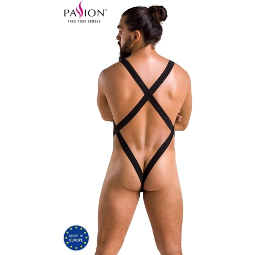 Сексуальный боди Passion 040 BODY LEON black S/M: Применение На тело