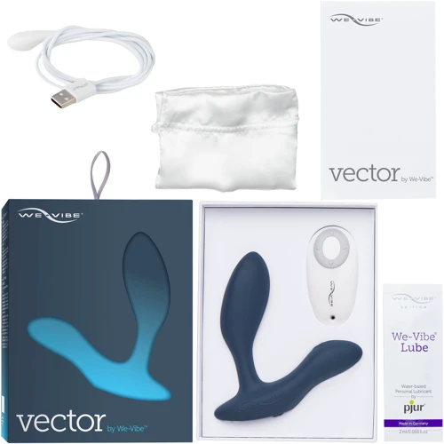 Умный массажер простаты Vector by We-Vibe с дистанционным управлением, 8,5х2,9 см фото 6