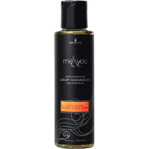 Массажное масло Sensuva - Me & You Lemon, Ginger, Orange, Vanilla & Sugar (125 мл)